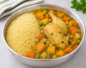 Chicken Soup with Couscous